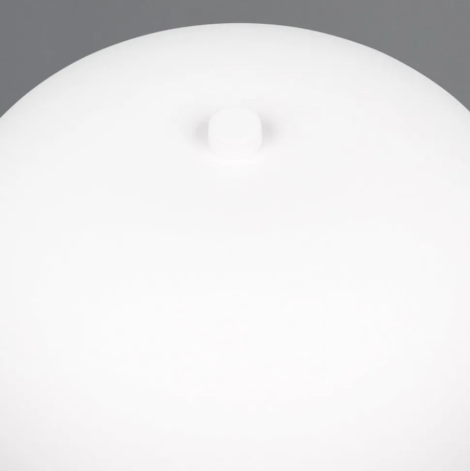 LED-gulvlampe Jeff, hvit, metall, høyde 147 cm