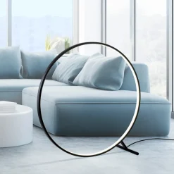 LED-gulvlampen Hula CCT med fjernkontroll Ø 100 cm