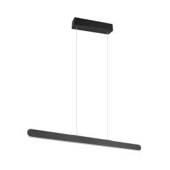 LED-pendellampe Helios, svart, høydejusterbar, dimbar CCT