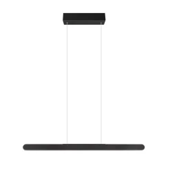 LED-pendellampe Helios, svart, høydejusterbar, dimbar CCT