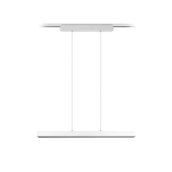 LED-pendellampe Paros DUOline, bjelke, matt hvit