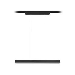 LED-pendellampe Paros DUOline, bjelke, svart