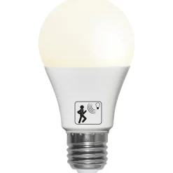 LED-pære A60 E27 4,8W 2700K med bevegelsessensor
