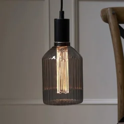 LED-pære Decoled E27 1W 2 000 K røykgrå