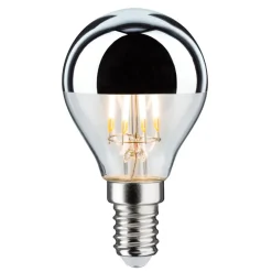 LED-pære E14 827 hodespeil sølv 4,8W dimbar