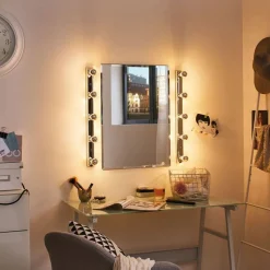 LED-pære E14 827 hodespeil sølv 4,8W dimbar