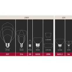 LED-pære E14 827 hodespeil sølv 4,8W dimbar