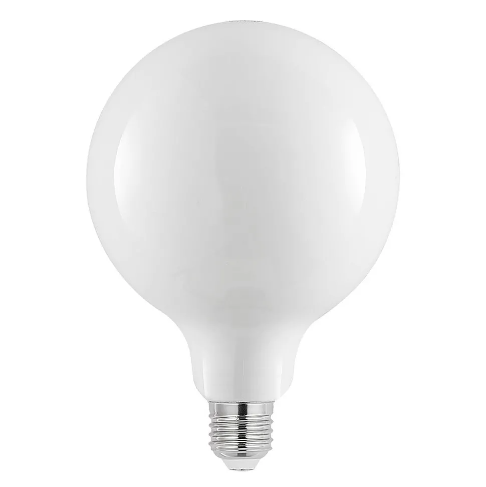 LED-pære E27 8 W G125 2 700 K globe, dimbar, opal