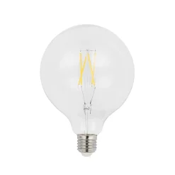 LED-pære E27 6 W G125 2 700 K globe filament, klar