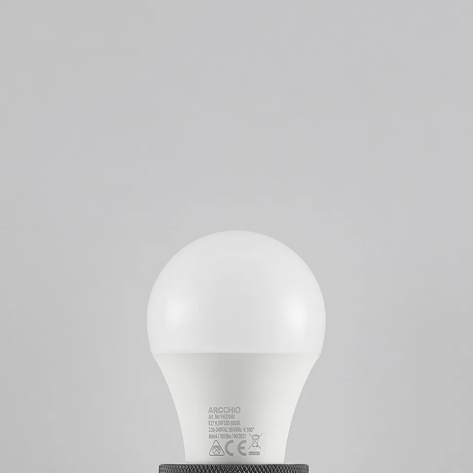 LED-pære E27 A60 9,5W 3 000 K opal 3 stk