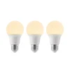 LED-pære E27 A60 8W 3 000 K opal 3 stk