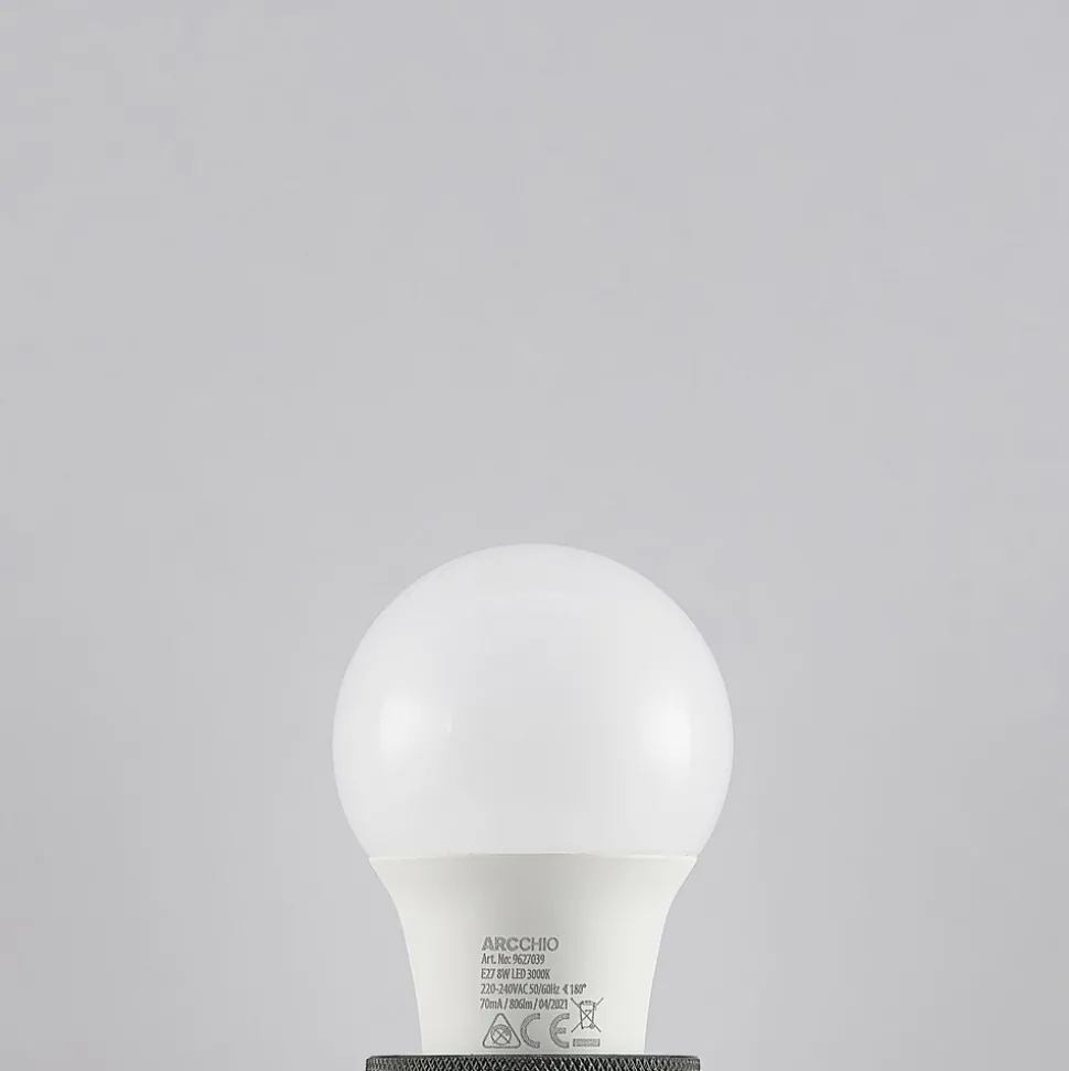 LED-pære E27 A60 8W 3 000 K opal 3 stk