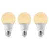 LED-pære E27 A60 4,9W 3 000 K opal 3 stk