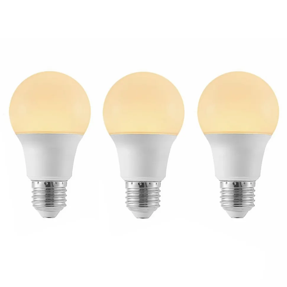 LED-pære E27 A60 4,9W 3 000 K opal 3 stk