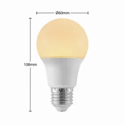LED-pære E27 A60 4,9W 3 000 K opal 3 stk