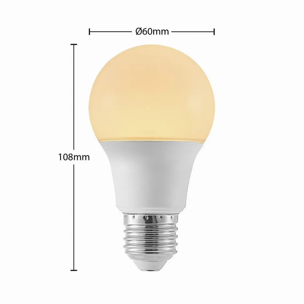 LED-pære E27 A60 4,9W 3 000 K opal 3 stk