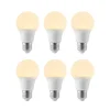 LED-pære E27 A60 8W 3 000 K opal 6 stk