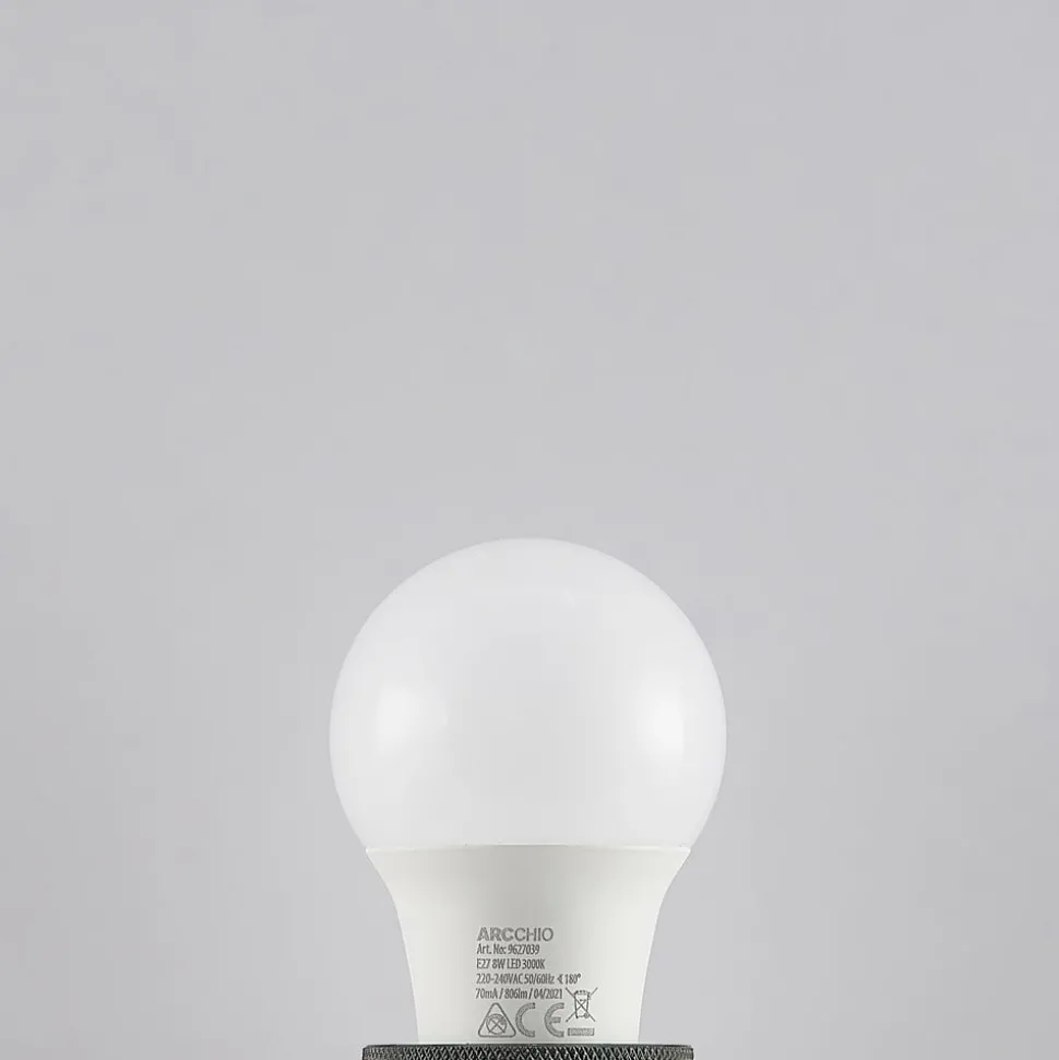 LED-pære E27 A60 8W 3 000 K opal 6 stk