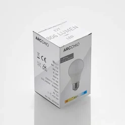 LED-pære E27 A60 8W 3 000 K opal 6 stk