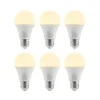 LED-pære E27 A60 9,5W 3 000 K opal 6 stk