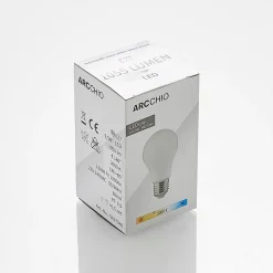 LED-pære E27 A60 9,5W 3 000 K opal 2 stk