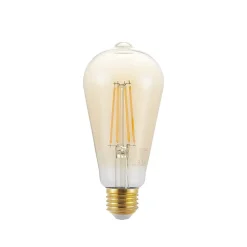 LED-pære E27 ST64 6,5W 2 500K rav 3-step-dimmer