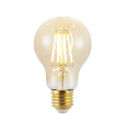 LED-pære E27 6,5W 825 rav 3-trinns dimmer 3 stk