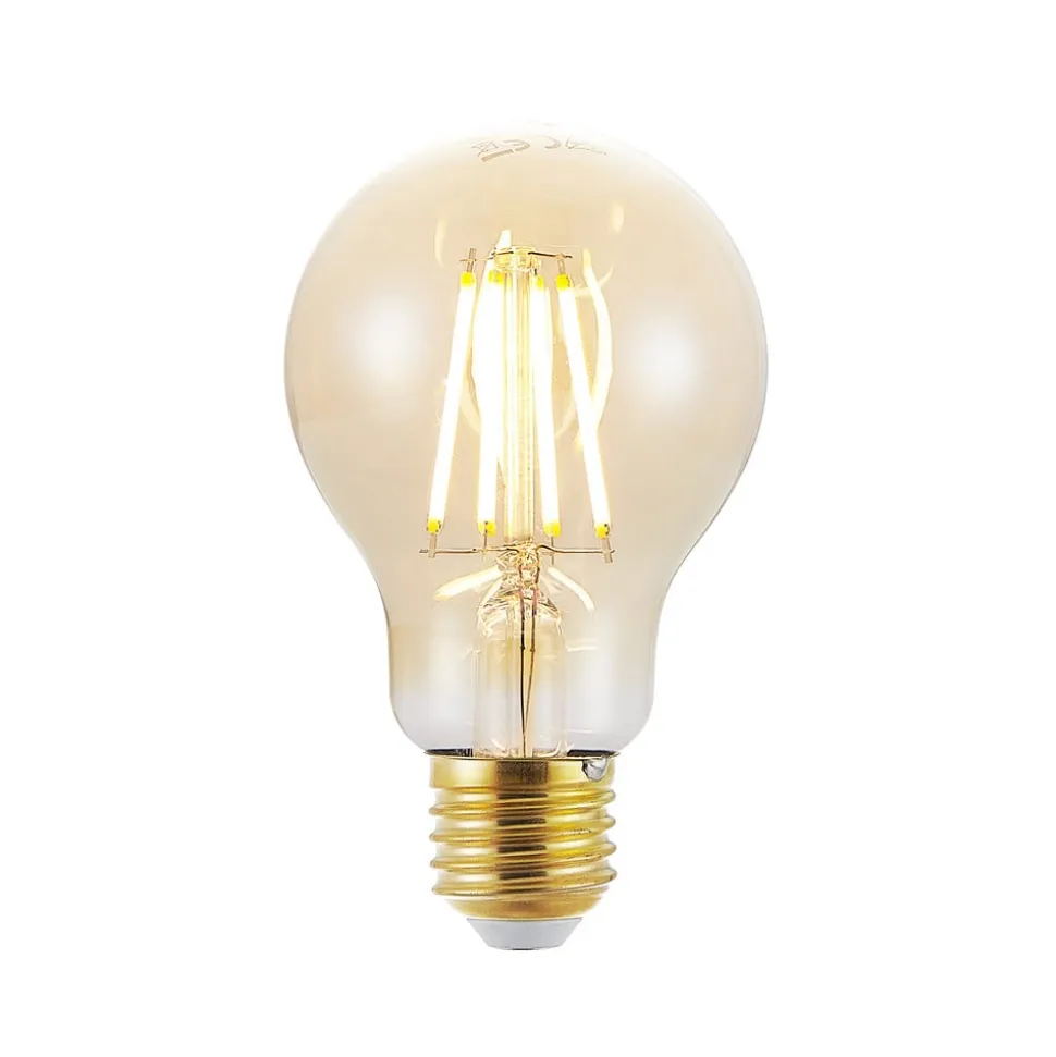 LED-pære E27 6,5W 825 rav 3-trinns dimmer 3 stk