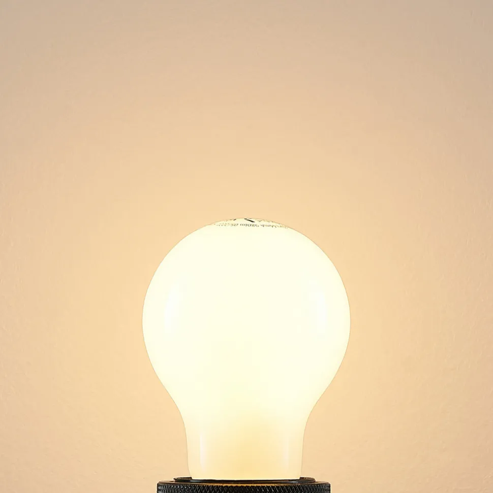 LED-pære E27 8W 2 700 K dimbar opal 3stk