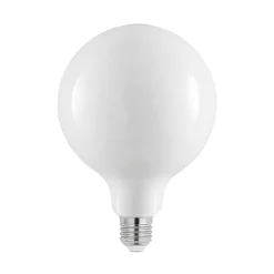 LED-pære E27 8W 2 700 K G125 dimbar opal 2stk