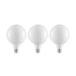 LED-pære E27 6W 2 700 K G125 dimbar opal 3stk