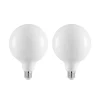 LED-pære E27 6W 2 700 K G125 dimbar opal 2stk