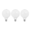 LED-pære E27 8W 2 700 K G95 globe dimbar opal 3stk