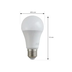 LED-pære, opal, E27, 3,8 W, 4000K, 806 lumen
