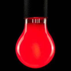 LED-pære, rød, E27, 2 W, dimbar
