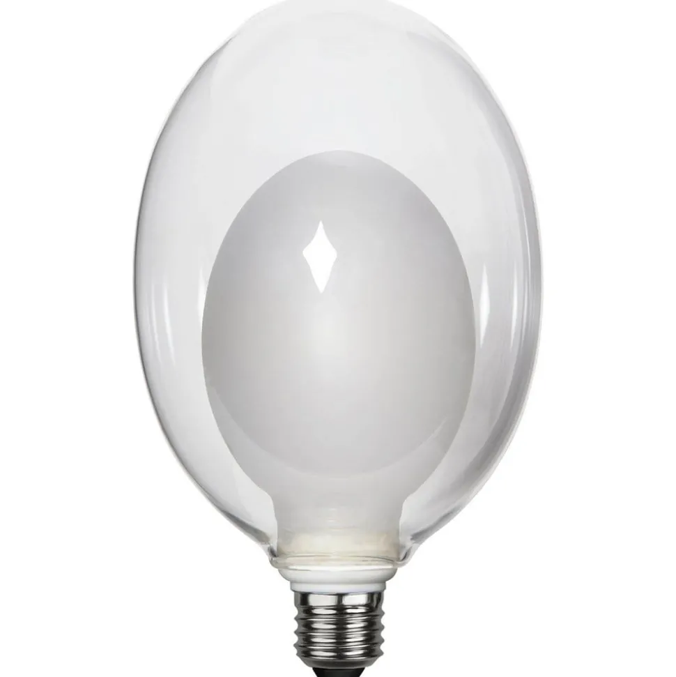 LED-pære Space E27 3,5W D120, opal, 3-trinns dim