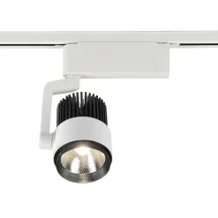 LED-skinnespot Radiator for DUOline, matt hvit, CCT