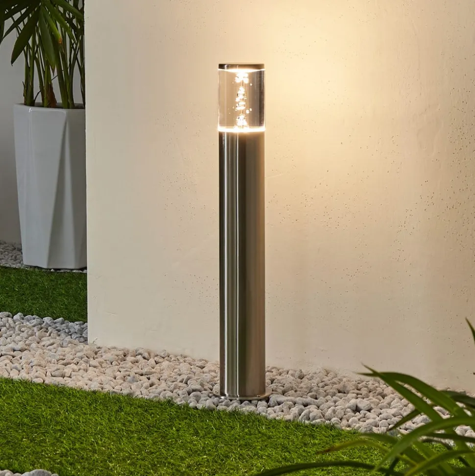 LED-sokkellampe Belen, stål