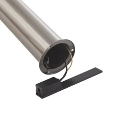 LED-sokkellampe Belen, stål