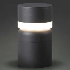 LED-sokkellampe Sete, mørkegrå