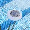 LED-solbassenglys Pool Light flerfarget varmhvit