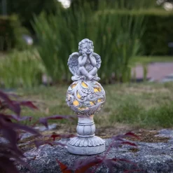 LED-solcellelampe Angel