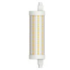 LED-stav R7s 117,6 mm 12W varmhvit dimbar