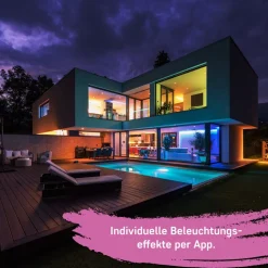 LED-stripe Smart RGB, lengde 2 m, musikksensor, USB, Tuya-app