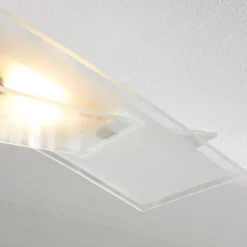 LED-taklampe Fiete i glass