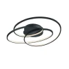 LED-taklampe Gale, 60 cm, matt svart