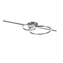 LED-taklampe Montilla 3 lysk. fjernkontroll nikkel