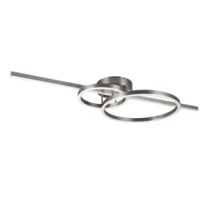 LED-taklampe Montilla 3 lysk. fjernkontroll nikkel