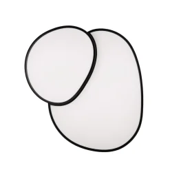 LED-taklampe Rise, svart, 77 x 63 cm, CCT, dimbar