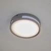 LED-taklampe Rola, utendørs, antrasitt, Ø 18 cm